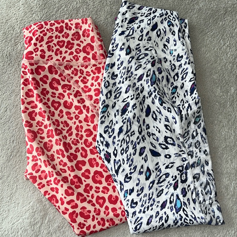 Two Pairs of Fabletics Powerhold Leggings